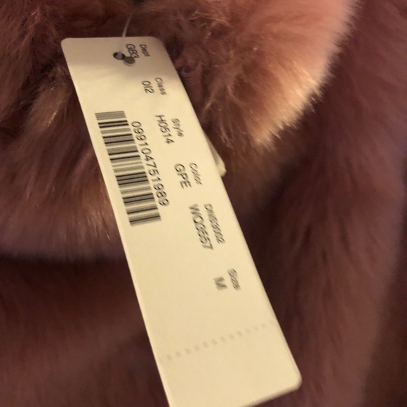 NWT J.Crew Pink Faux Fur Vest - Picture 6 of 7